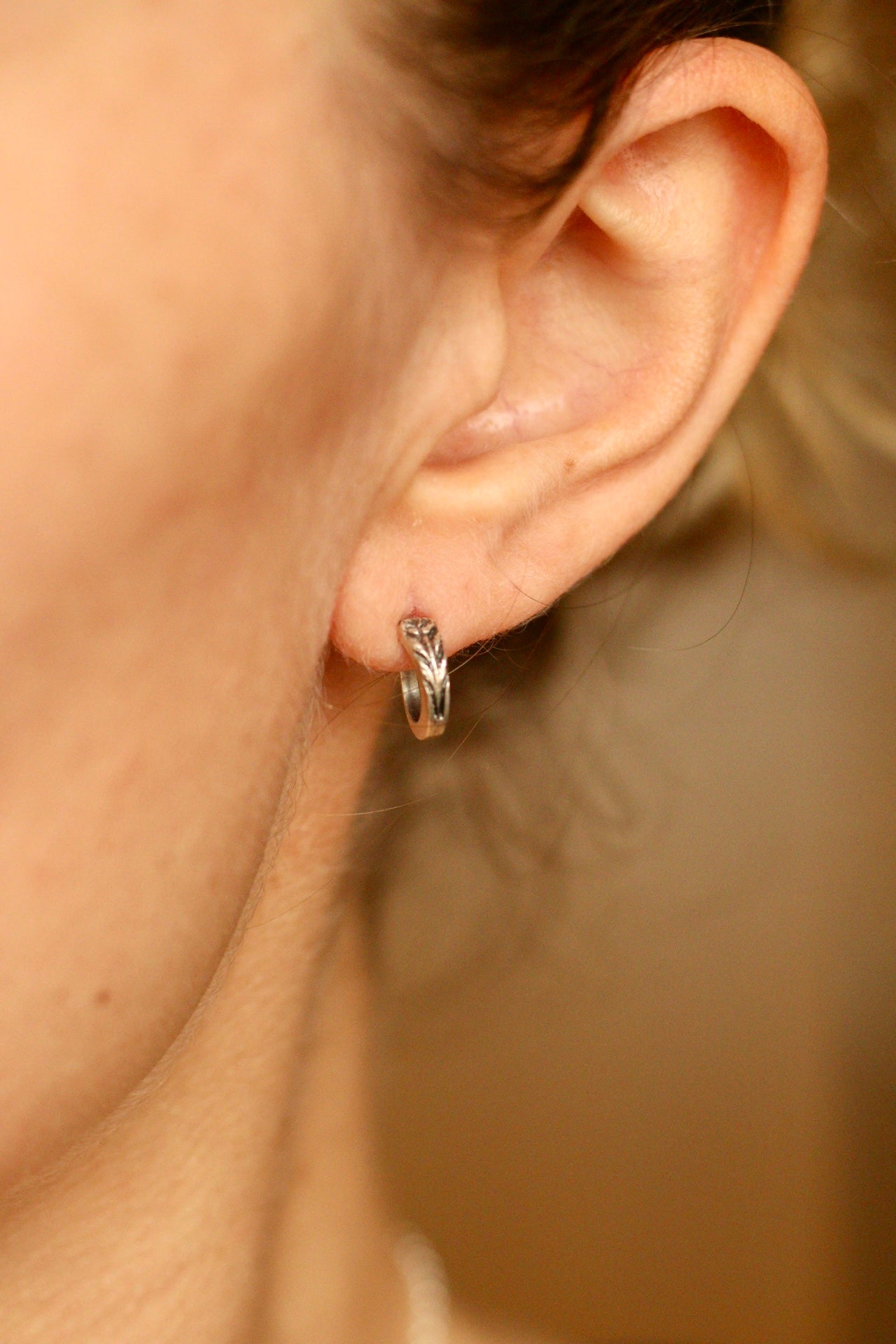 Poppy hoop earrings (preorder)