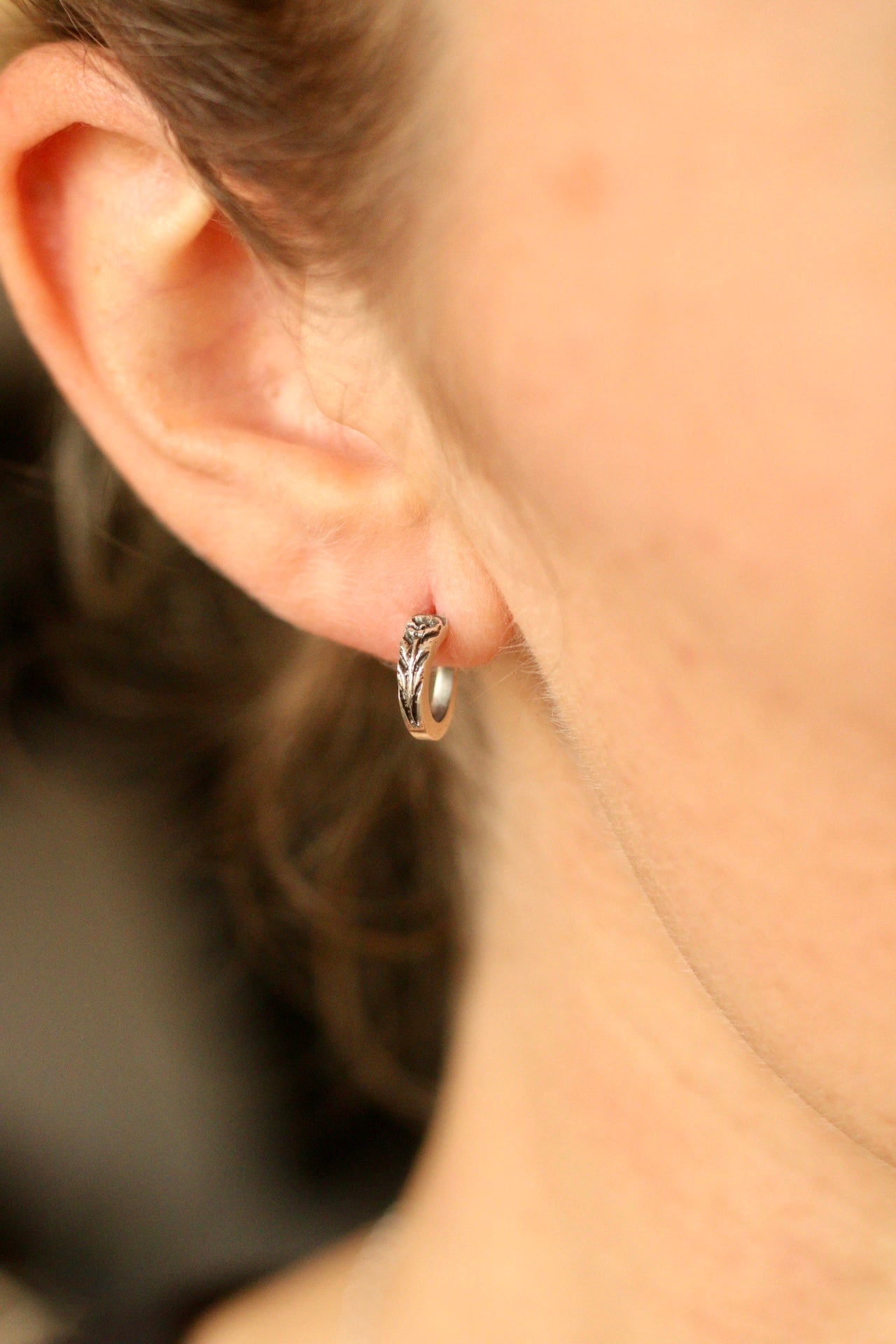 Poppy hoop earrings (preorder)