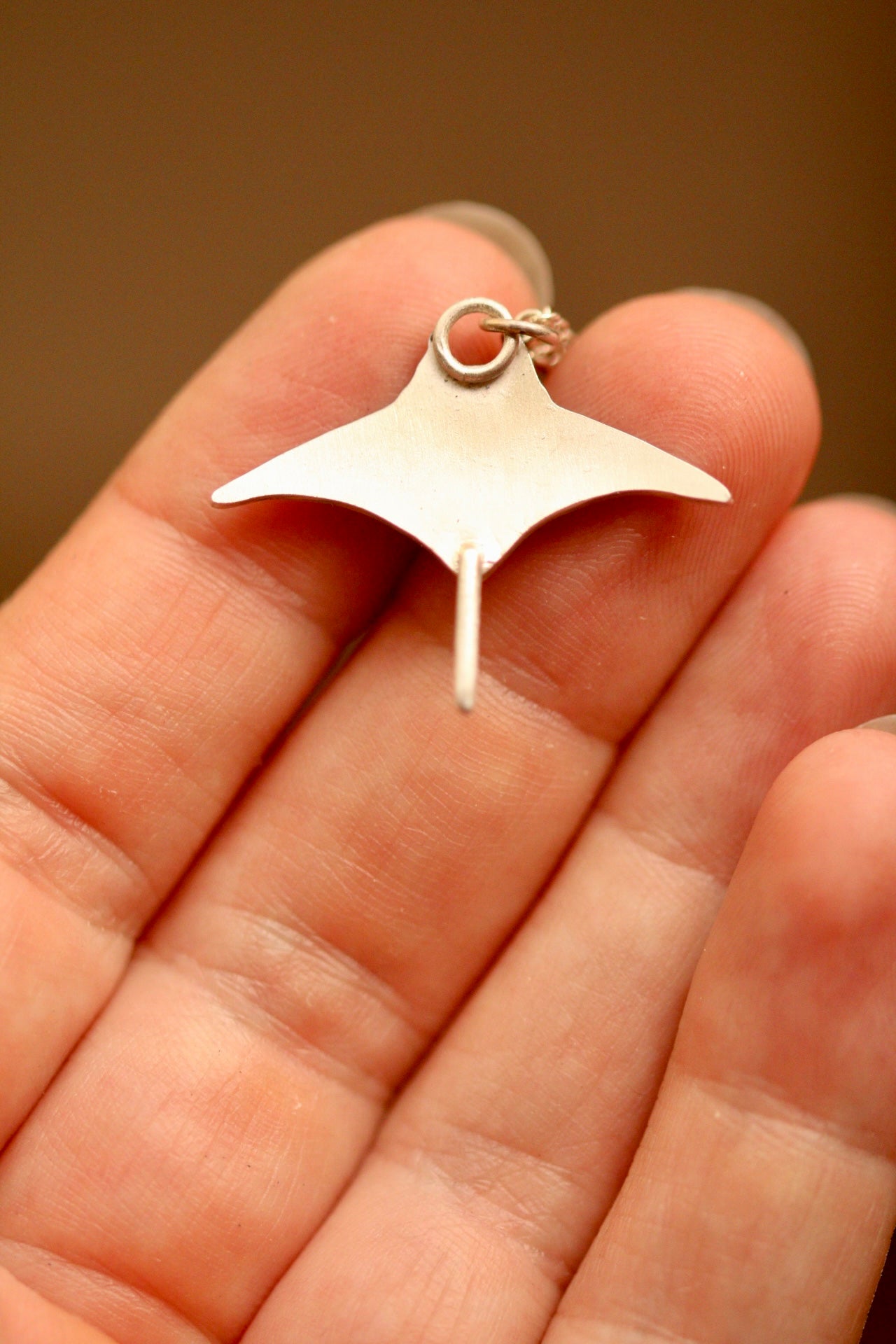 Large Manta ray pendant