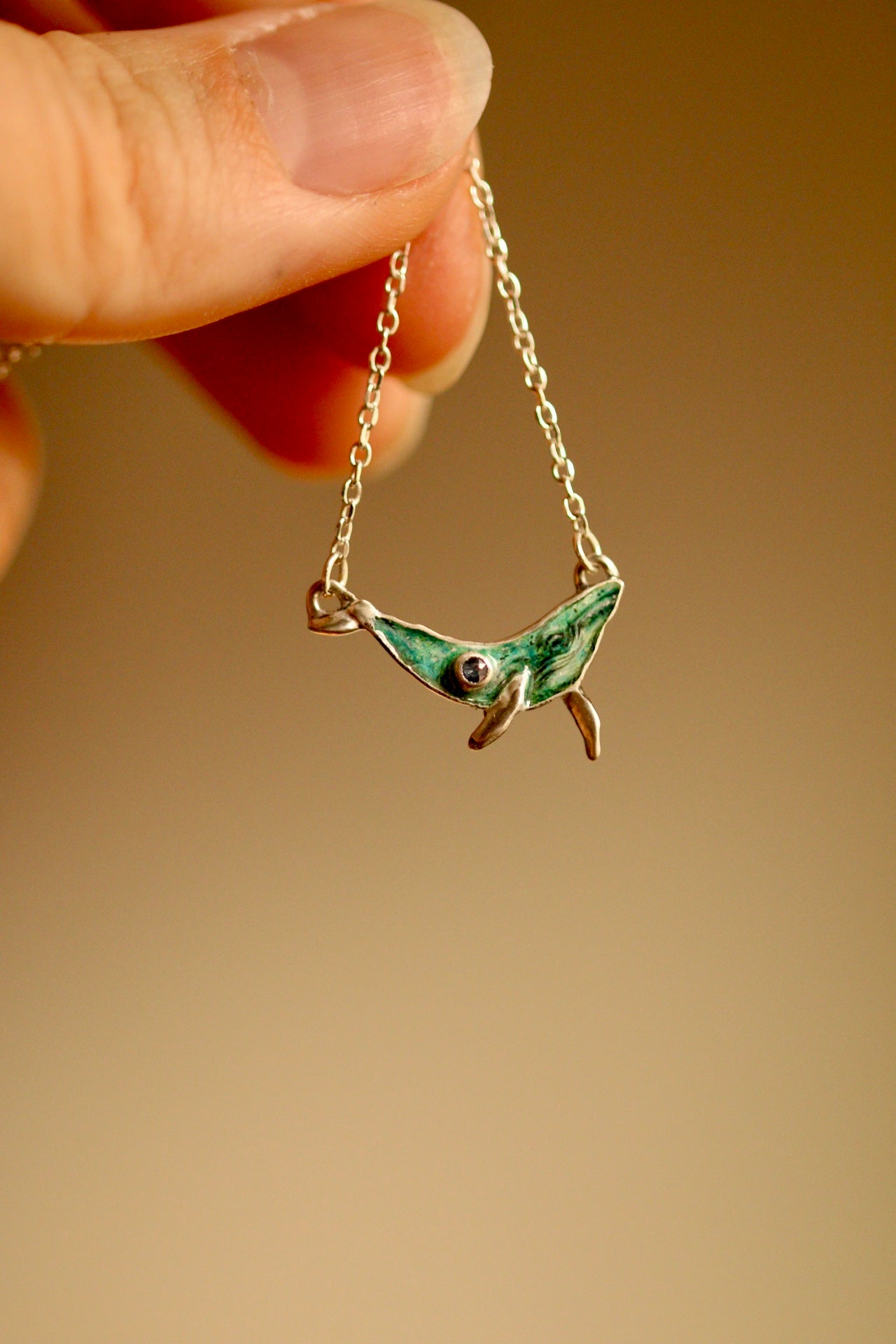 Humpback whale pendant (B)