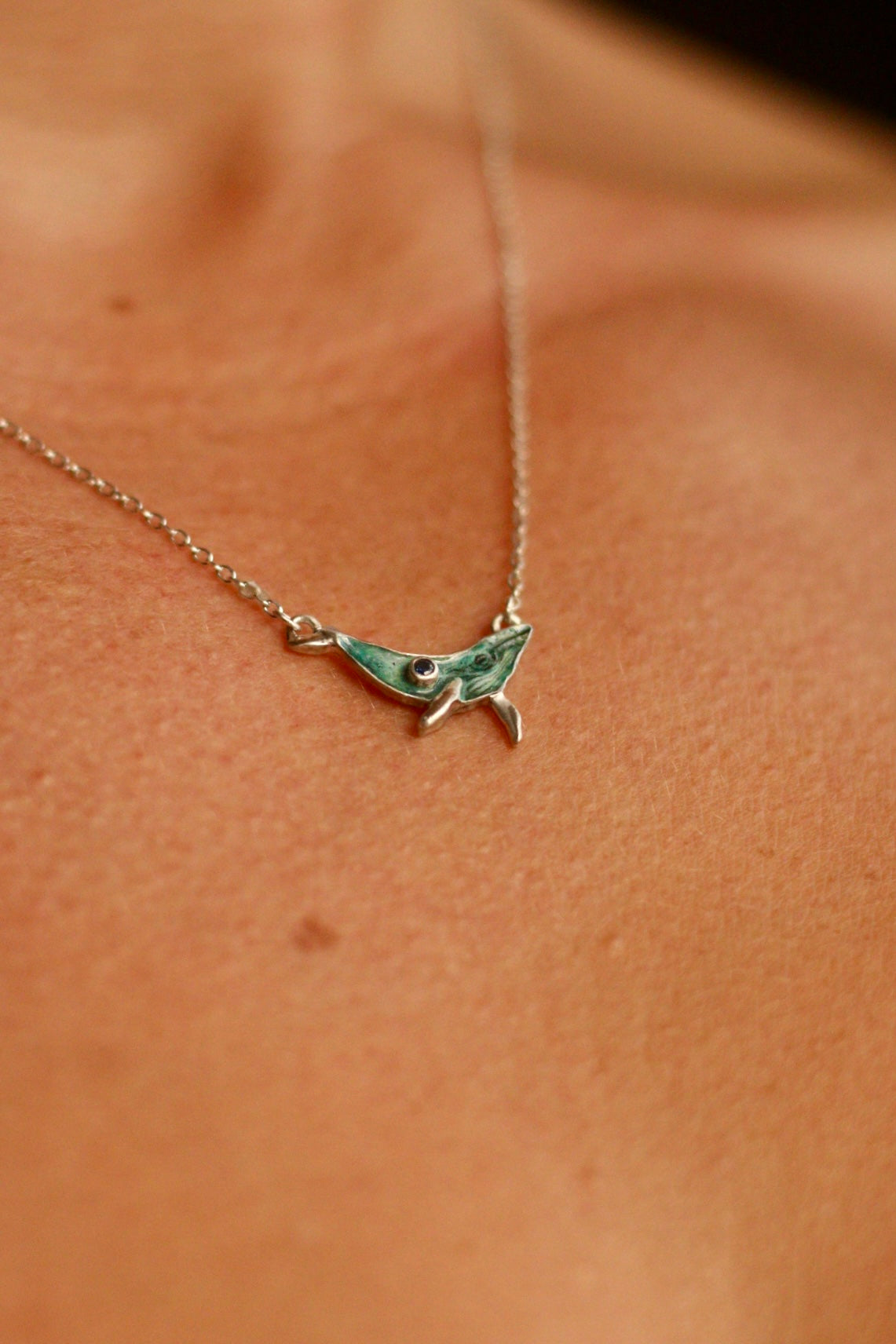 Humpback whale pendant (A)