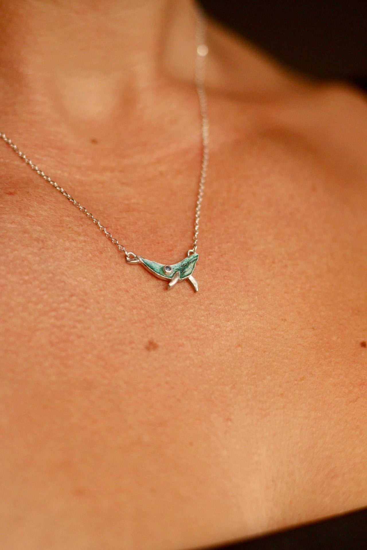 Humpback whale pendant (B)