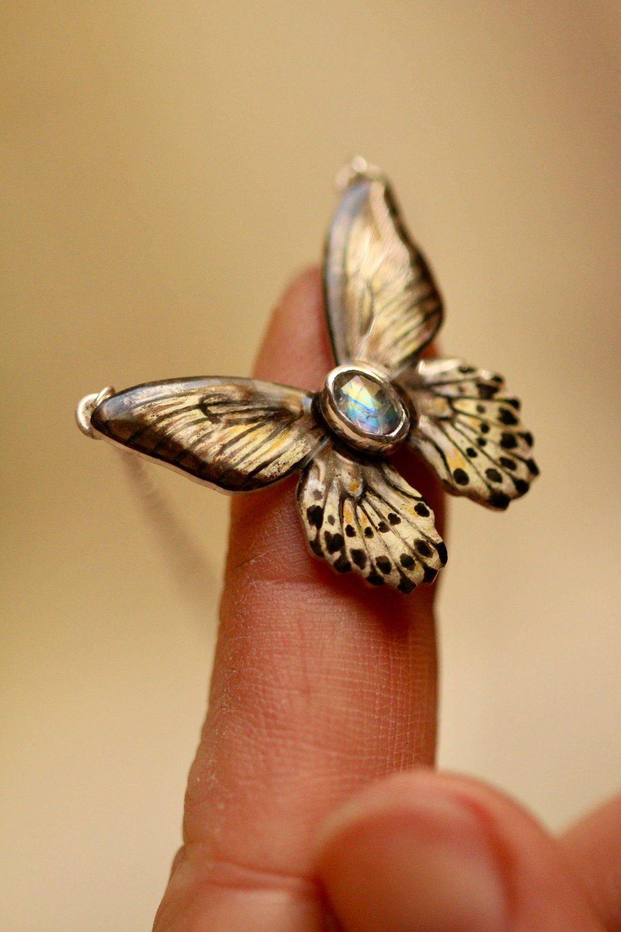 Mormon butterfly pendant
