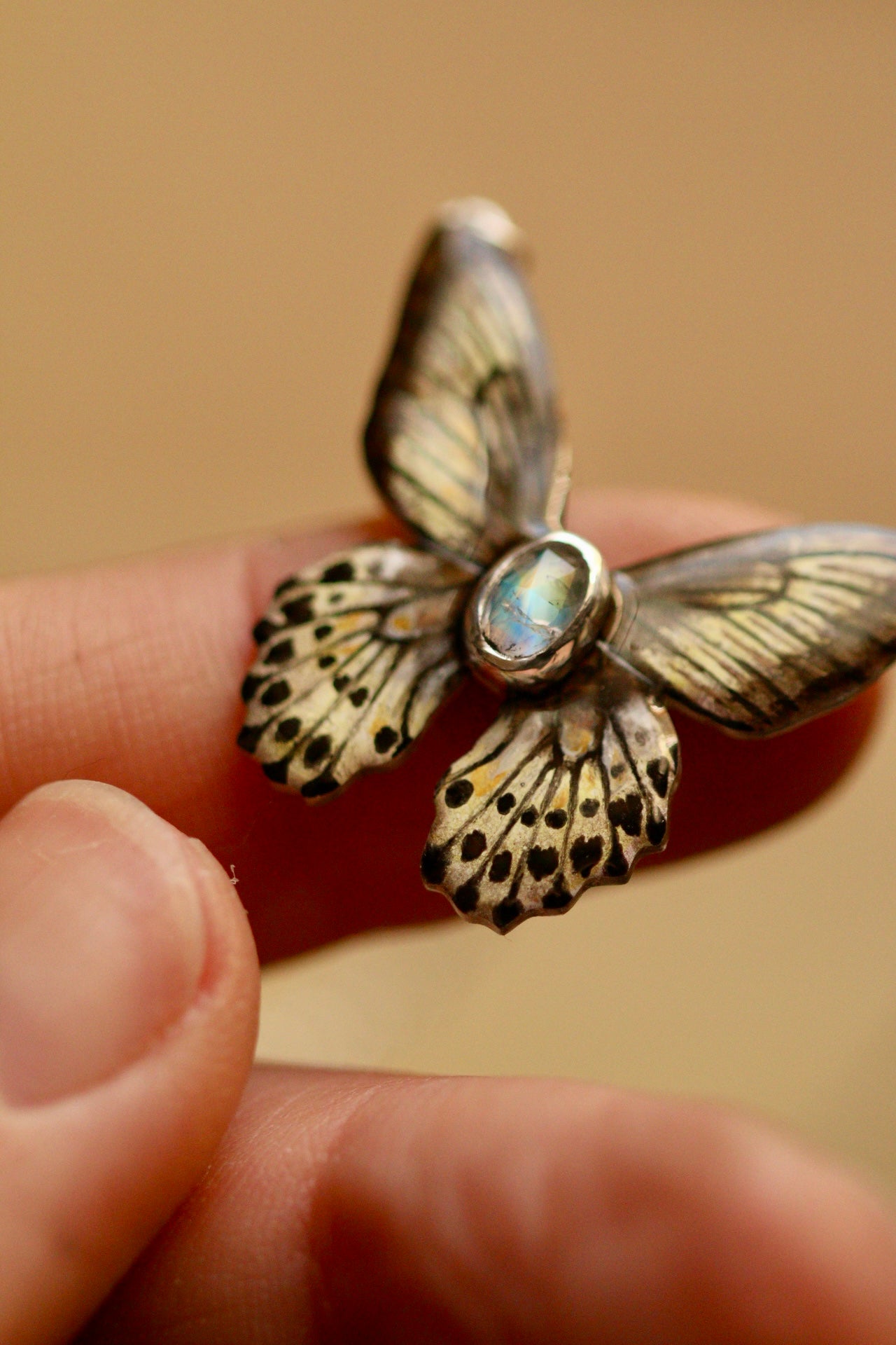 Mormon butterfly pendant