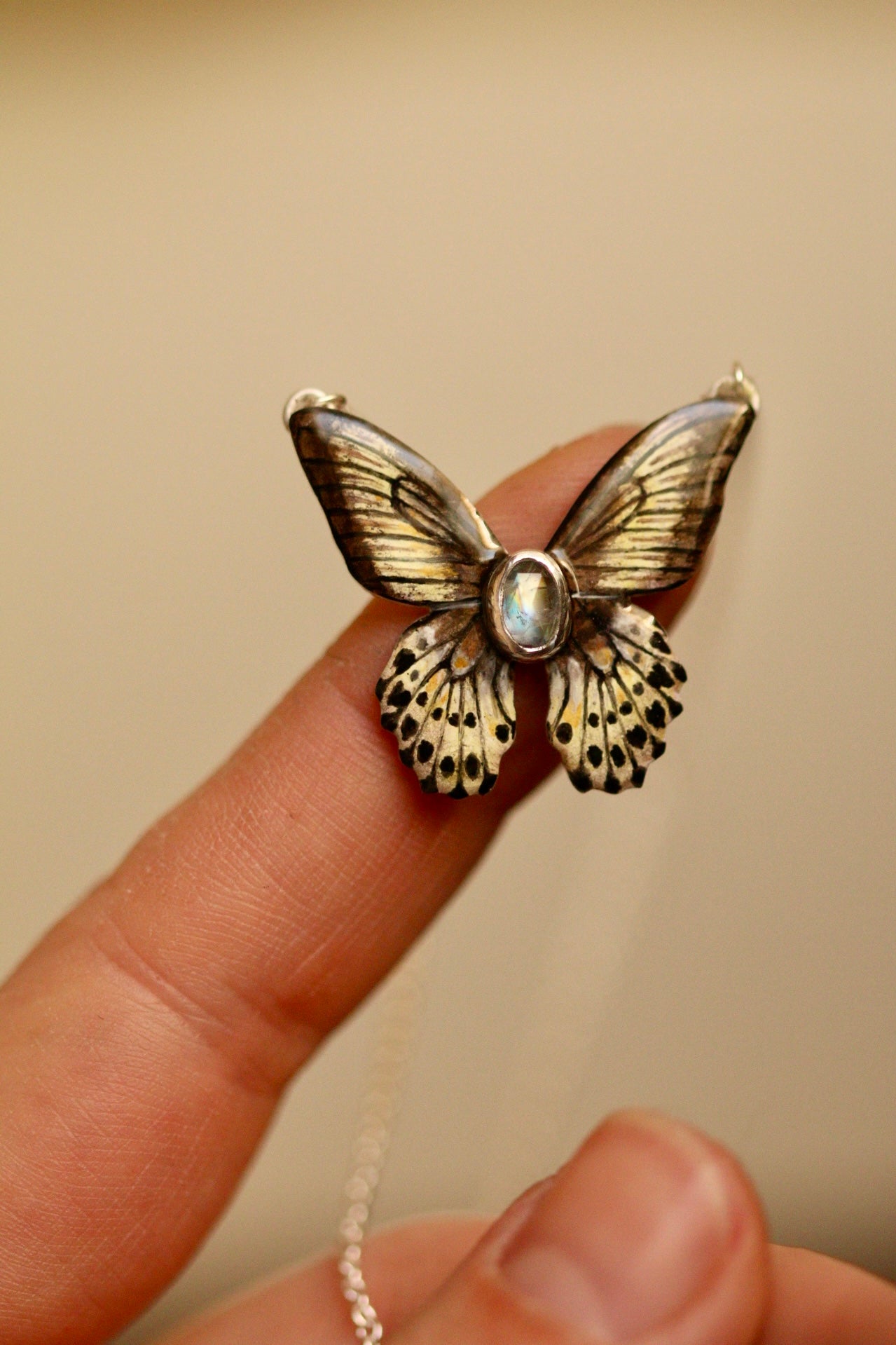Mormon butterfly pendant