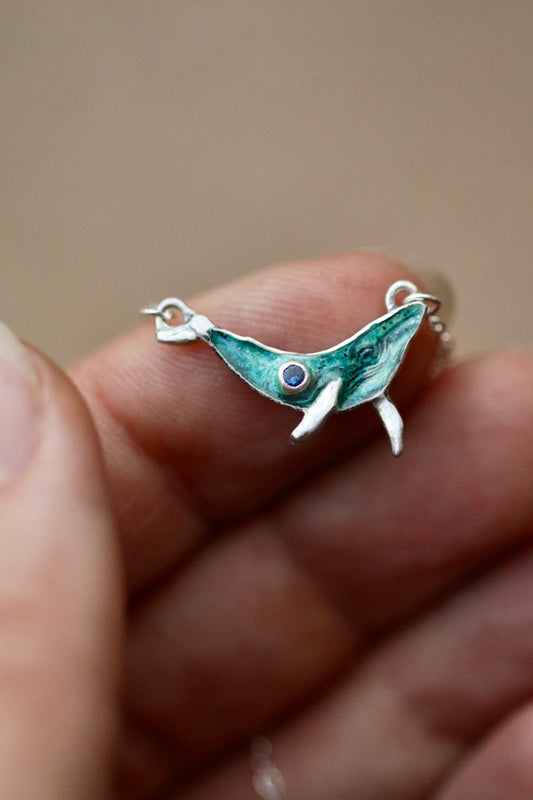 Humpback whale pendant (A)