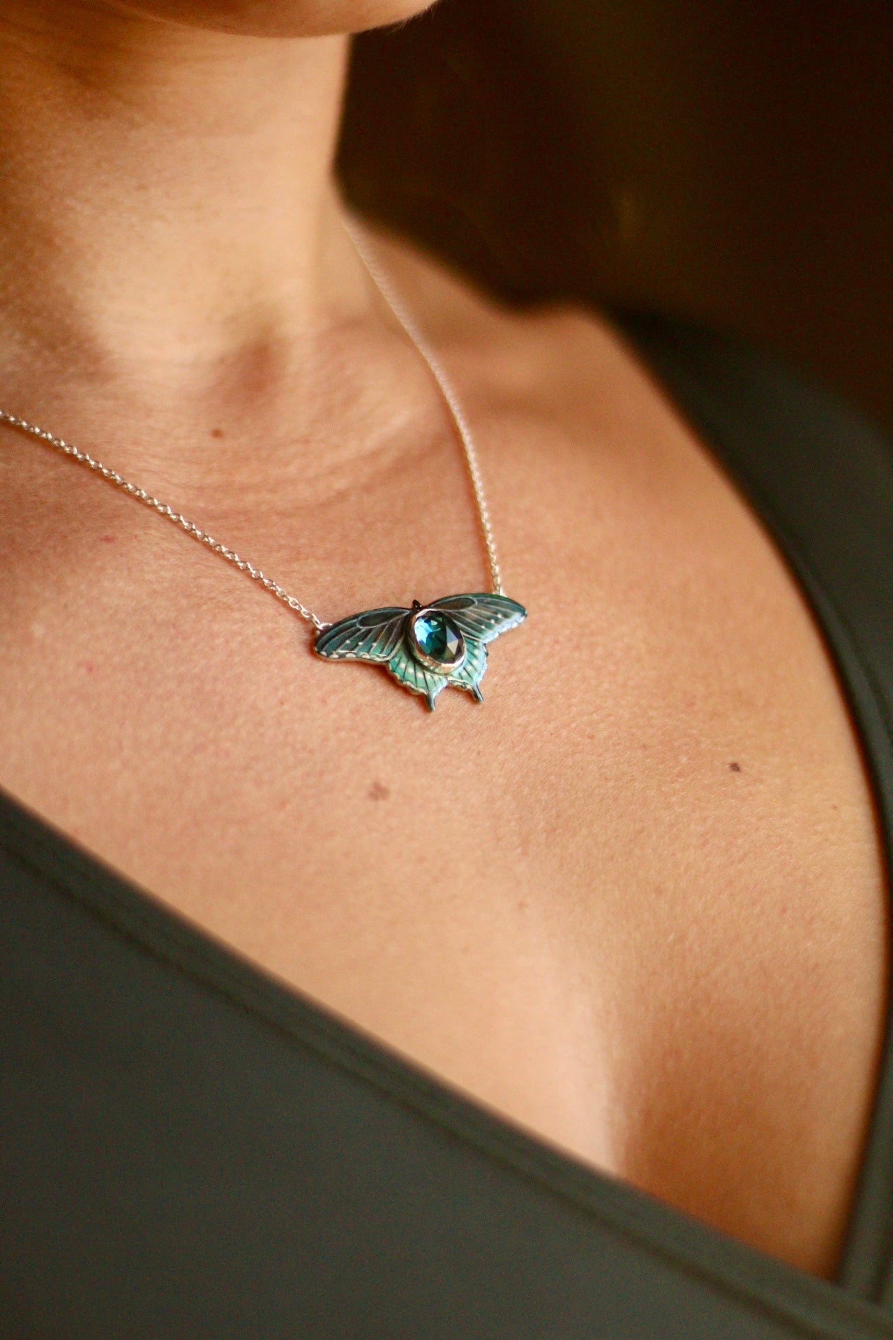 Pipevine swallowtail pendant