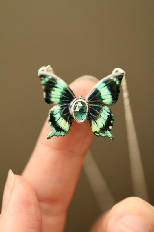 Laglaize’s swallowtail butterfly pendant