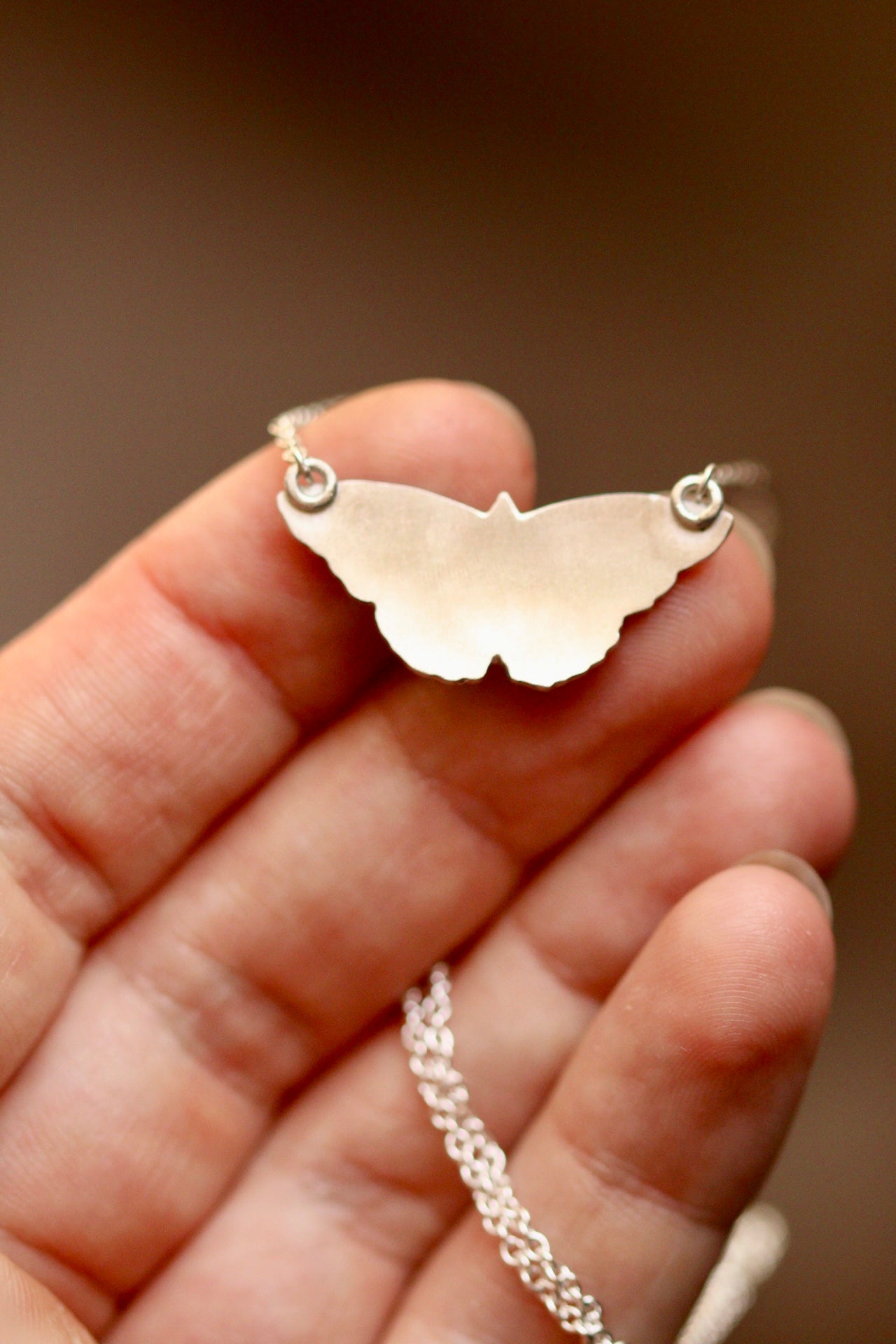 Painted lady butterfly pendant